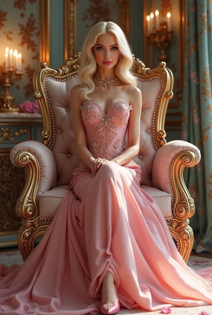 Princess peach payed to be pretty and puts her feets in your face to lick them