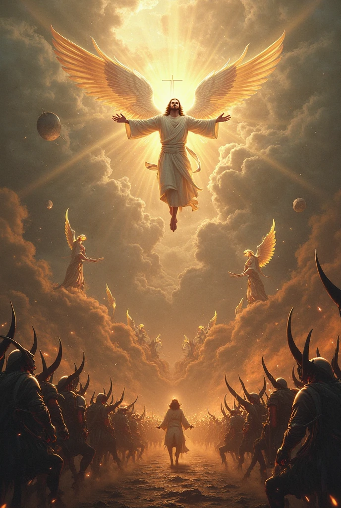 Biblical Revelation is a book of the New Testament that describes a prophetic vision of the end times. In this view, catastrophic events are triggered, such as wars, famine, plague and natural disasters. Symbolic figures appear, such as the Antichrist and the Beast, who represent evil and opposition to God. In the midst of this chaos, there is divine intervention, with the coming of Jesus Christ, the Last Judgment, and the creation of a new heaven and a new earth, where the righteous will be rewarded and evil will be destroyed. Revelation is a call to faith, hope, and preparation for the return of Christ and the triumph of good over evil.