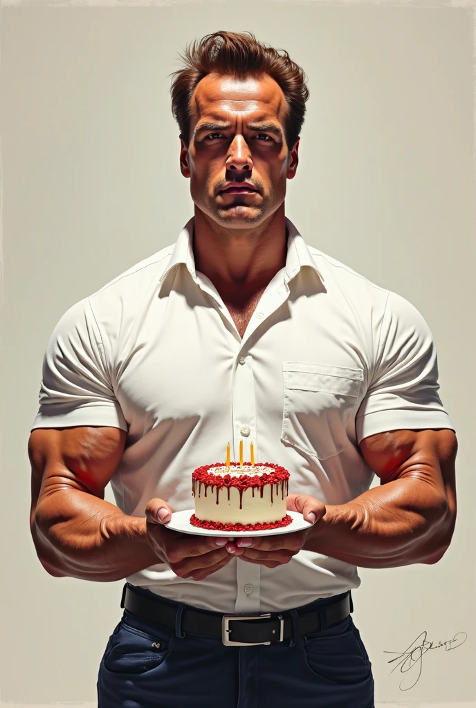 A gym guy wish happy Birthday