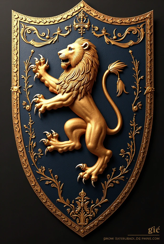 Lion's shield to say Elena Chaves de Pinate