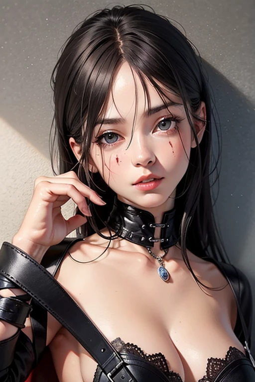(highest quality,4K,8k,High resolution,masterpiece:1.2),Super detailed,(Realistic,photoRealistic,photo-Realistic:1.37), Close-up of a woman with dark hair and a black dress, in style of Dark Fantasy Art, Dark fantasy art, A beautiful and elegant demon queen, Dark Fantasy Art, fantasy dark art, Dark fantasy digital art, Gothicファンタジーアート, Gothicの闇の乙女, Cthulhu,Detailed Texture,Spooky creatures,an ominous雰囲気,Mythical,cosmic Horror,darkness,Mysterious,Dark aesthetic,Fog Background,Eyes of another world,Ancient Gods,Monstrous,Powerful,Tentacles,Pitch black blackness,Majestic,Unfathomable depth,Nightmare,The existence of the universe,an ominous存在,seeping darknesss,Secrets of the Universe,That's horrible,It was chaotic.,Eldritch,Horror,That's horrible,Mysterious,Abysmal,Empty,Powerful wings,Lovecraft,abstract Horror、Punisher, Nightmare Before Christmas style, (masterpiece, highest quality), (Perfect hands), (超Realistic:1.6), (Detailed face), (Award-winning), (sharp), (8K resolution), (Cinema Lighting), color: Dark and gloomy, (Ghostly), (intense expression), (Detailed skull emblem), (Spooky atmosphere), (Cartoon-like atmosphere),(Grainy), (Dramatic Shadows), (Dynamic pose), (an ominous雰囲気), (Artistically expressed), (an ominous), (Fascinating), (Gothic), (Mysterious設定), (Moody color palette), (Skillfully drawn), (Feelings of anxiety), (Intricate details), (an ominous smile), (an ominous), (Fascinating eyes), (Horror要素), (Fascinating composition), (Impressive anatomy),(Striking contrast), (an ominous mood), (Exquisite craftsmanship), (Interesting character designs)、Dark Fantasy Portrait, Portrait of the Dark Goddess, Dark Fantasy Nymph Portrait