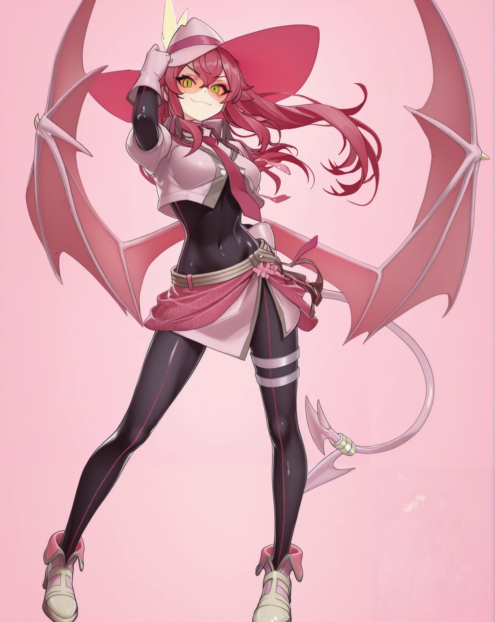 3dmm,Masterpiece,best quality, evil twin ki sikil:1.0, evil twin ki sikil outfit:1.0, anime 3D art style, silky clothes, bright colors,highly detailed,expressive facial features,dynamic pose,4k resolution,Arnold rendering masterpiece, very detailed picture,