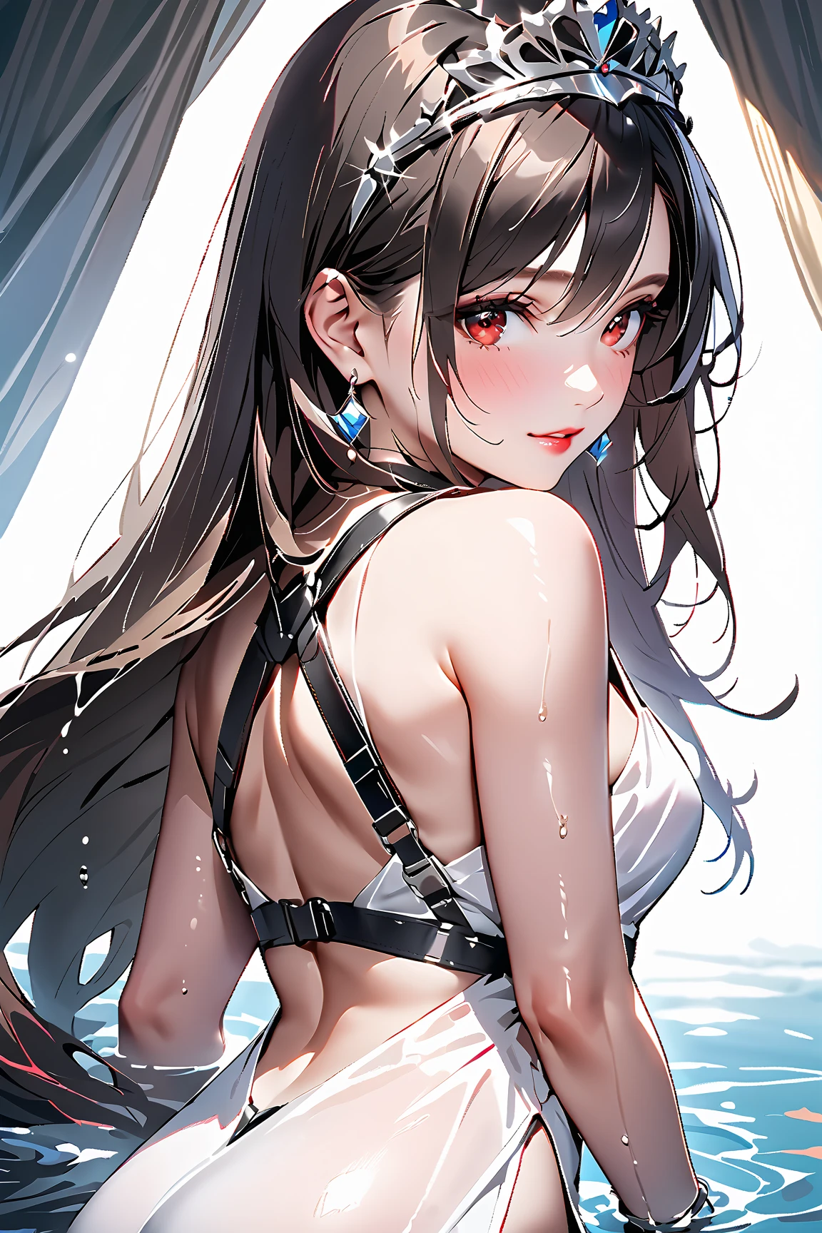 Shiny, lustrous black hair Running machine Panknot Small eyes Big Eyes single One woman Gym suit strength training Live Action