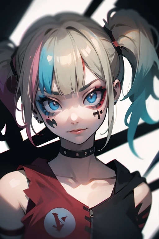 in style of ashley wood,in style of Adrian Ghenie -【painting】-,in style of Adrian Ghenie
(1girl,character conceptual design,half body),extremely detailed,gorgeous ornaments,an eye-catching hairstyle,arm up,dynamic posture, red fluorescent glowing eyes,(thick texture oil paint:1.5)