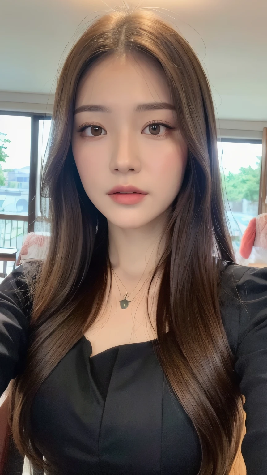 Araffe Asian woman with long brown hair and black dress, corona de estrellas Hermosa joven coreana, Hermosa joven coreana, Hermosa mujer surcoreana, Joven y adorable rostro coreano, Heonhwa Choe, Chica coreana, Wan adorable cara coreana, Jaeyeon Nam, Xintong Chen, Lee Ji-eun, Lee Ji - Eun, Sakimichan, tzuyu de dos veces