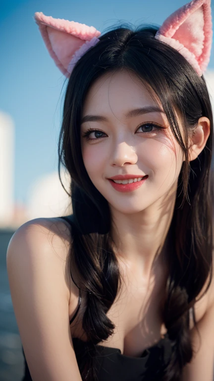 Smiling face, BDSM, NSFW, ((best quality, 8k, masterpiece: 1.3))), clear focus: 1.2, (layer cut, large: 1.2), beauty with perfect figure: 1.4, wet body: 1.5, highly detailed face and skin texture, detailed eyes, double eyelids, long hair, dress, lotus