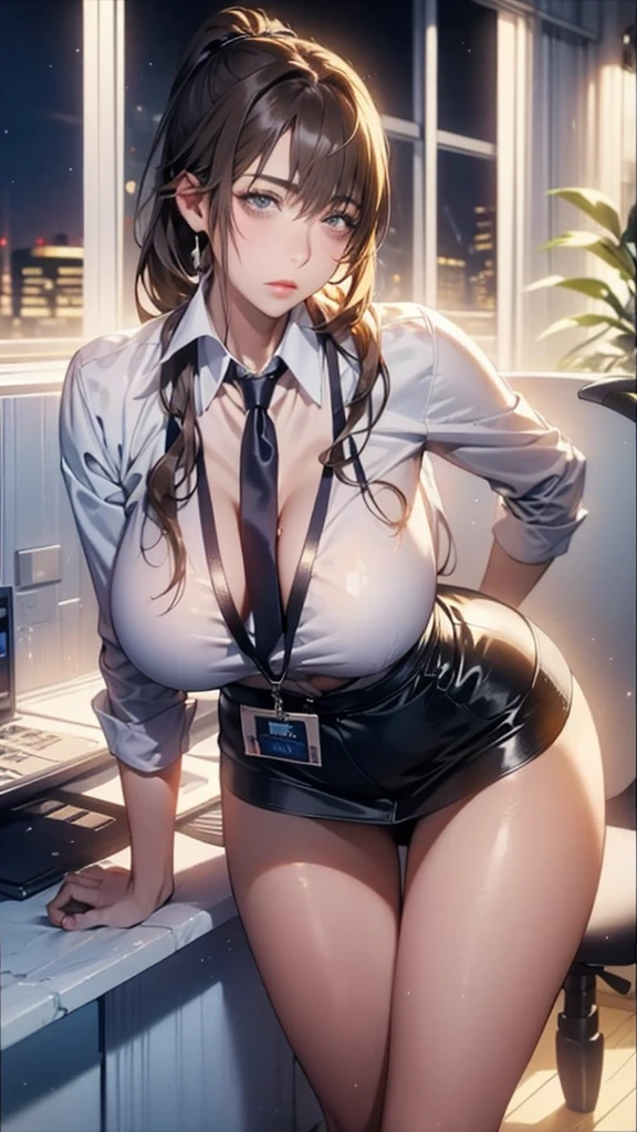 (masterpiece: 1.3), (Maximum resolution: 1.2), (Ultra HD TV: 1.2), Cinematic Light, 8K resolution, Detailed facial features , (Sharp focus: 1.2), (Focus on the face:1.2),Perfect Style, Beautiful Face, Acura, Anatomically correct, Highly detailed face and skin texture, Beautiful Eyes,Beautiful Eyes, Thin eyebrows, Glitter Eyeliner: 1 Natural Cheeks, Shiny skin, Fair skin: 1.2, (Glossy Lips: 1.4),、 (Embarrassed look: 1.2),Highly detailed face and skin texture, Beautiful Eyes, double eyelid, Natural Cheeks, , Glossy Lips: 1.4,Exposed cleavage、(A lot of sperm on my chest:1.4)(A lot of sperm on thighs:1.2)、 blush、Humiliating、impatience、It was too disappointing、was scary、Glare、Embarrassing、Please open your knees、Spread your legs、 White underwear、White bra、Sparkly little earrings and a rosary、Disheveled clothes、Exposed panties、stockings汗をかいている、Thin underwear、Wet underwear、stockings、 Hair length、Age 25, A clean-cut woman,1 person、 Proud, Former Office、On the floor、blonde、Black-haired、Silver Hair、Blue-gray eyes、Green-gray eyes,(cop uniform:1.3)、Displeased、masturbation behavior、Tie your hands behind your back'return、Pink nipples、Big Breasts、(Have sex,Vagina Penis),On the bed,Cowgirl,Hotel,(Blushing and grinning),pubic hair,(Wet cat:1.3),(Sweaty),(Creampie,Cum in pussy:1.2),(I can see your chest)、((Nipples are visible))、