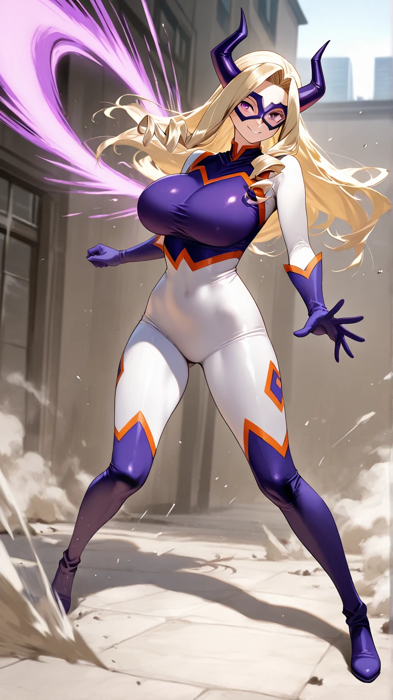 Beautiful white Kitsune, yellow eyes, highly detailed face, highly detailed eyes, big breasts, sexy figure, mature woman, several white kitsune tails, soft long white Kitsune ears, You rule a lake, a huge blue moon in the sky reflecting in the water, The forest would be burning flames blue, full of charred, the eyes would glow yellow,Very detailed face and eyes, Wearing blue and yellow Race Suit,