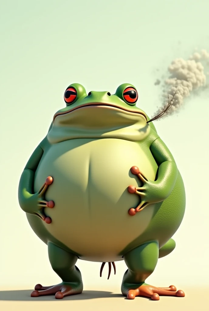 there is a frog that is smoking a cigarette in the woods, big toad, very detailed toad, toad philosopher the thinker, ultra realistic concept art, real life charmander, highly realistic concept art, toad, ultrarealistic concept art, hyperrealistic concept art, the wednesday frog, toad samurai, with a cute toad, toads, frog, photorealistic concept art