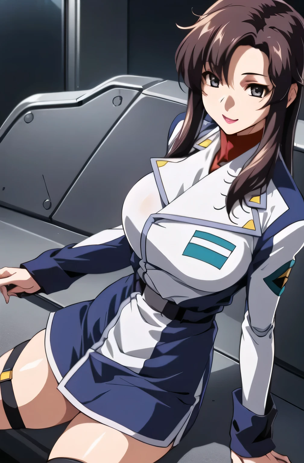 If possible, please wear white long boots up to the thigh ,can you draw too big GER,((wearing thigh-length boots, please )),Can you draw thigh-length boots,I want to see my nipples through my skin when wet,(face more delicately),perfect balance and uniform 8K wallpaper, knee-high boots,Big breasts are delicate {X} Big breasts are delicate,Open the legs and see the blue panties,wet 、I want to see through her skin,,garter belt, 2-high stockings , face more delicately,I want to draw expressions even more delicately on a 40-year-old adult woman,, If you spread your legs apart, you can see blue panties, , office lady uniform,Please draw the length of the skirt even shorter, and draw the facial expression more delicately,The skin on the jacket is hidden by the uniform,That's enough for me,draw an expression on the face even more delicately, simple background , perfect balance and uniform 8K wallpaper breasts,Big breasts but a slim waist,
military uniform, military, jacket, blue and white uniform ,draw a shorter micro skirt, my whole body,
Front hair,Tea color_hair, length_hair,red 目,lipstick,Compensate,
1 Girl, I want to draw expressions even more delicately on a 40-year-old adult woman,, young woman ,beautiful Finger,beautiful length legs,beautiful body,beautiful Nose,beautiful character design, Completely, perfect face,expressive eyes, paint too big breasts with 8K wallpaper , Full light,colorful, bright _Front _face_illumination, white skin,
(masterpiece:1.0),(Highest_quality:1.0), , 8k, High image quality, High image quality, absurd:1.2, Kodak Portra 400 , Film Grain , I'm modeling with legs spread out、I'm sleeping on a private beach。、Front hairのあるモデル 、against a blurry background, Bokeh:1.2, lens flare , ( vibrant_color:1.2), Please draw the length of the professional camera ,
(beautiful,huge_men's white needs:1.4), (beautiful_face:1.5),(Narrow _ waist ),