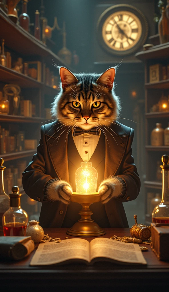 line art drawing old evil scientist, (((cat))), psycho, laughing, science coat, dark experiments, electricity sparks, victorian, dark science lab, steampunk sun glasses, dark atmosphere, Homunculus . highly detailed . professional, sleek, modern, minimalist, graphic, line art, vector graphics