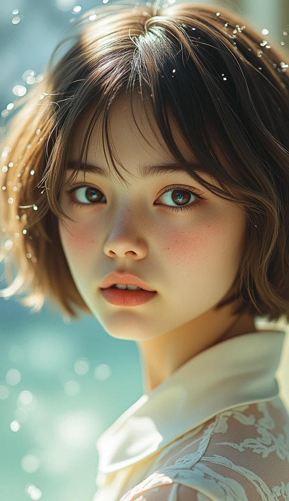 (highest quality,Super detailed,Physically Based Rendering:1.2), (RAW, Realistic, Photorealistic:1.37), (Acutance:0.85),Portraiture,Beautiful young woman with Delicate facial features,Soft lighting, ((Playfully licking finger with tongue, Gently placing a finger in the mouth)), (Close-up shot of sensual lips),Cheeks turn slightly red,A gentle and captivating gaze, cute BabyLike finger . Studio gray background, Light Particles, many blurred colorful Lights (dazzling bokeH) . BREAK . (((NOGIZAKA face variations)))  Extremely Detailed very KAWAII face variations, elaborate detailed Eyes with (sparkling highlights:1.2), (Voluminous long eyelashes:0.9)、Glossy RED Lips with beautiful details, Coquettish tongue, Rosy cheeks, Radiant PearlSkin with clear transparency, (Natural:0.7) Detailed FlawlessSkin with glowing DowneyHair . { (Dynamic LifeLike expressions) | :d) }, (large eyes:-1) . mouth_hold, Different types of colorful hair colors, 