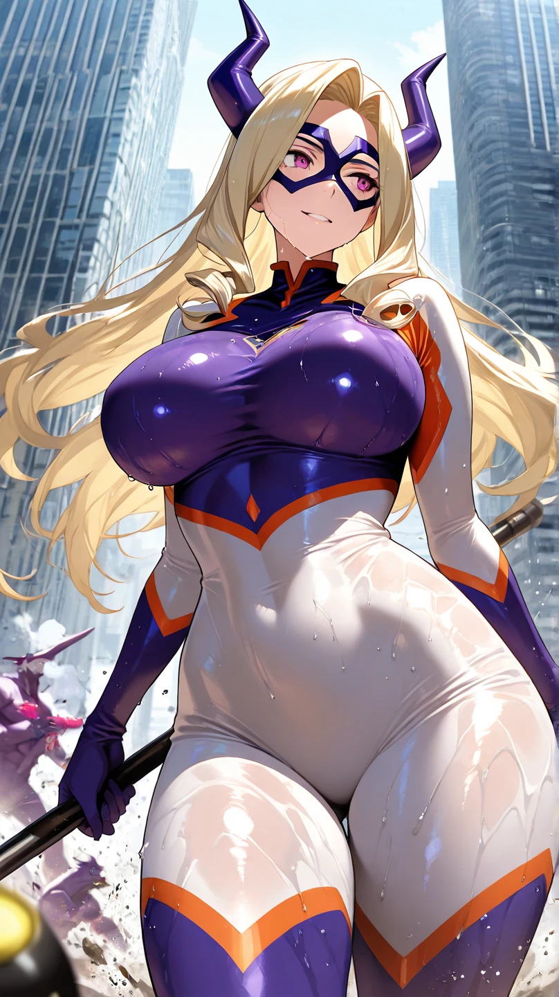 ((full body photo, standing, on the ground))((full body view)), futuristic city background, (((masterpiece))),((best quality)),detailed,1girl,realistic,(robot_girl,Mecha):1.2,(breasts pressed together), (forehead crown), Ceramic body,Smooth shoulders, golden crown, (full puffy liplonde hair, she-ra aesthetic, (puffy lips:1.4), Network background,Extremely detailed city,(Translucent body.),Reflective skin),thigh_gap,Detail face,long_hair,8k,Best quality,Super delicate,(Surreal:1.4),(gigantic breasts:1.2),
