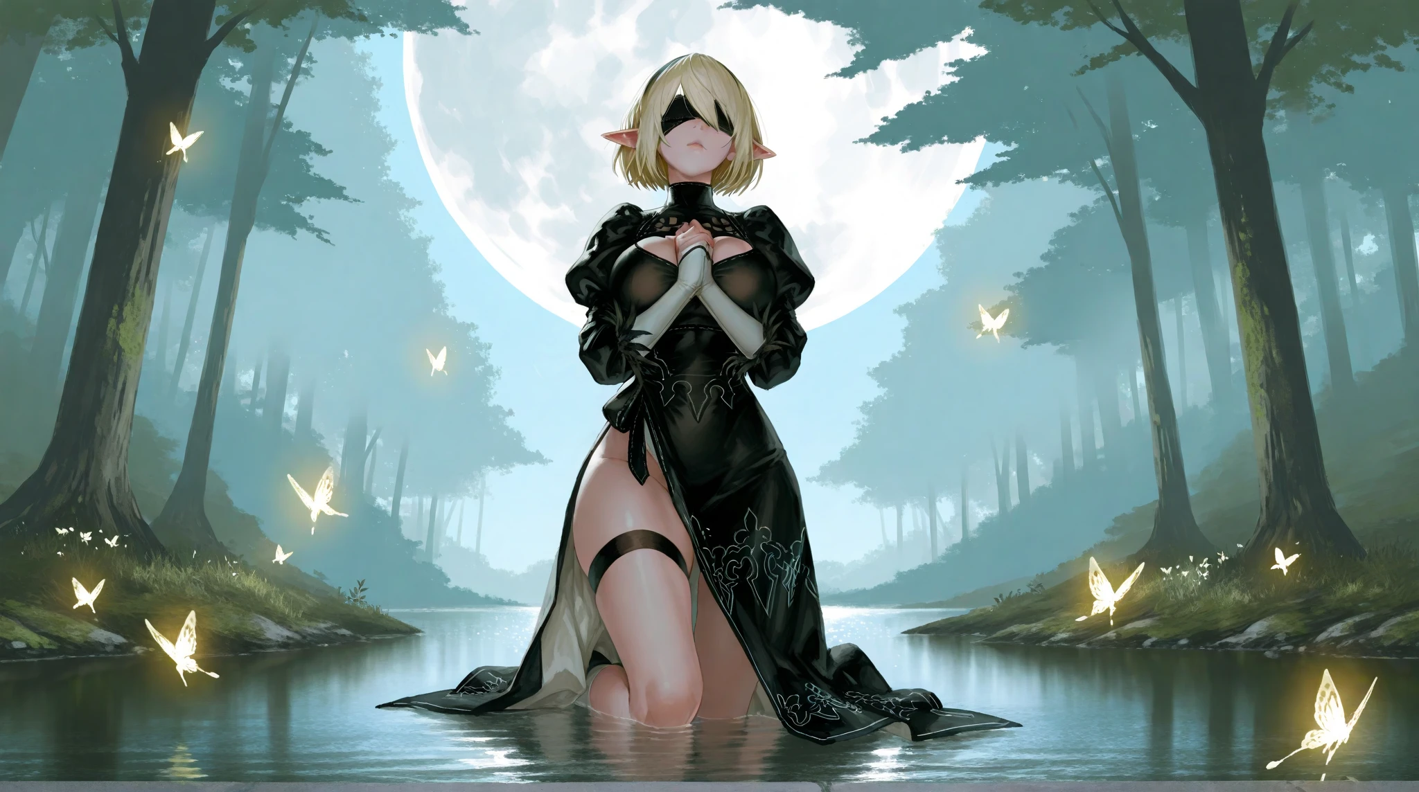 (best quality, masterpiece:1.2),1 girl, elf, blonde hair, ugly man, several boys, swamp, dirty, fat man, ultra-detailed, ugly man,multiple boys,gangbang,monster,horror a hyper-realista portrait of a young woman, medio dormida, Under a tree, dentro de un bosque oscuro, elfa siendo follada por el hombre, detalle en la penetracion, violacion, cum dripping from pussy, vagina detallada, pene detallado, varios ogros sosteniendola, detalle de sus penes, (acostada de lado), (vistiendo un liguero y pantimedias negras), sexy, (pechos enormes 2:1), ropa rasgada, rasgado, (all rasgado), short brown hair, (pelo atado con lazos), curvo, NSFW, ambiente oscuro y tetrico, elfa con cara de cachonda, muy pachonda