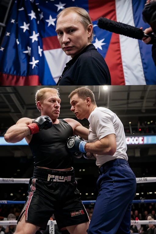 Hitler, stalin, fdr and churchill all in a ufc cage fight
