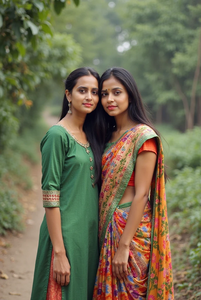 Kerala woman standing near a lake inside a forest after bath, opening bathrobe to show bikini, deep cleavage,8k uhd, digital SLR camera, soft light, high quality, film grain,high detail,UHD, masterpiece, accurate, anatomically correct, super detail, high quality, 16k, highres, award winning, ((full body shot)), no nudity, wet hair and body,((closeup))