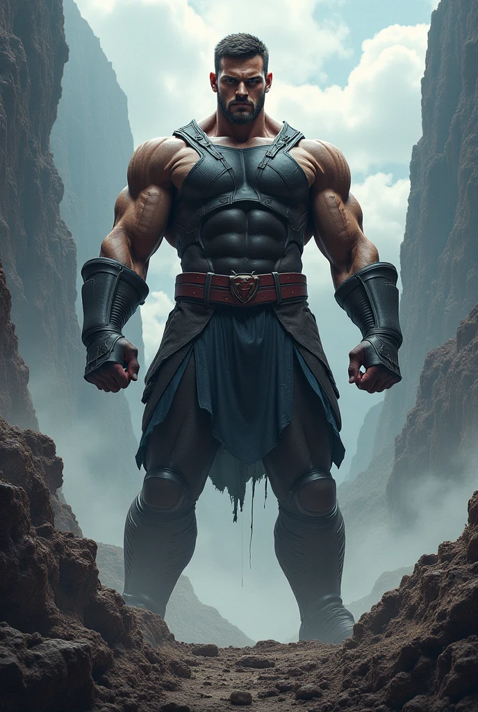 Physical structure: Emerson is an imposing hero with a striking physical presence. He has a tall and muscular stature, reflecting his supernatural strength and abilities. His body displays an athletic and well-defined physique..