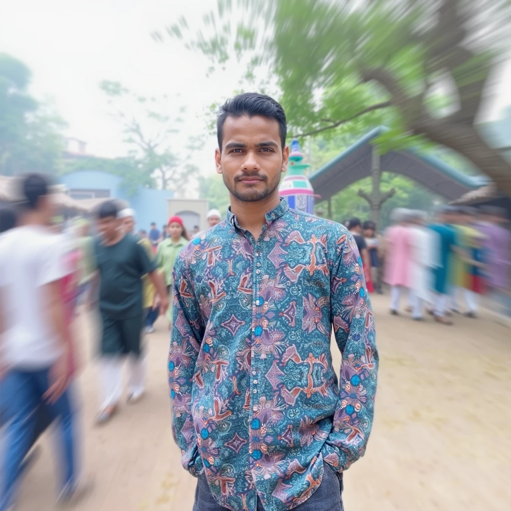 Indian flag with me