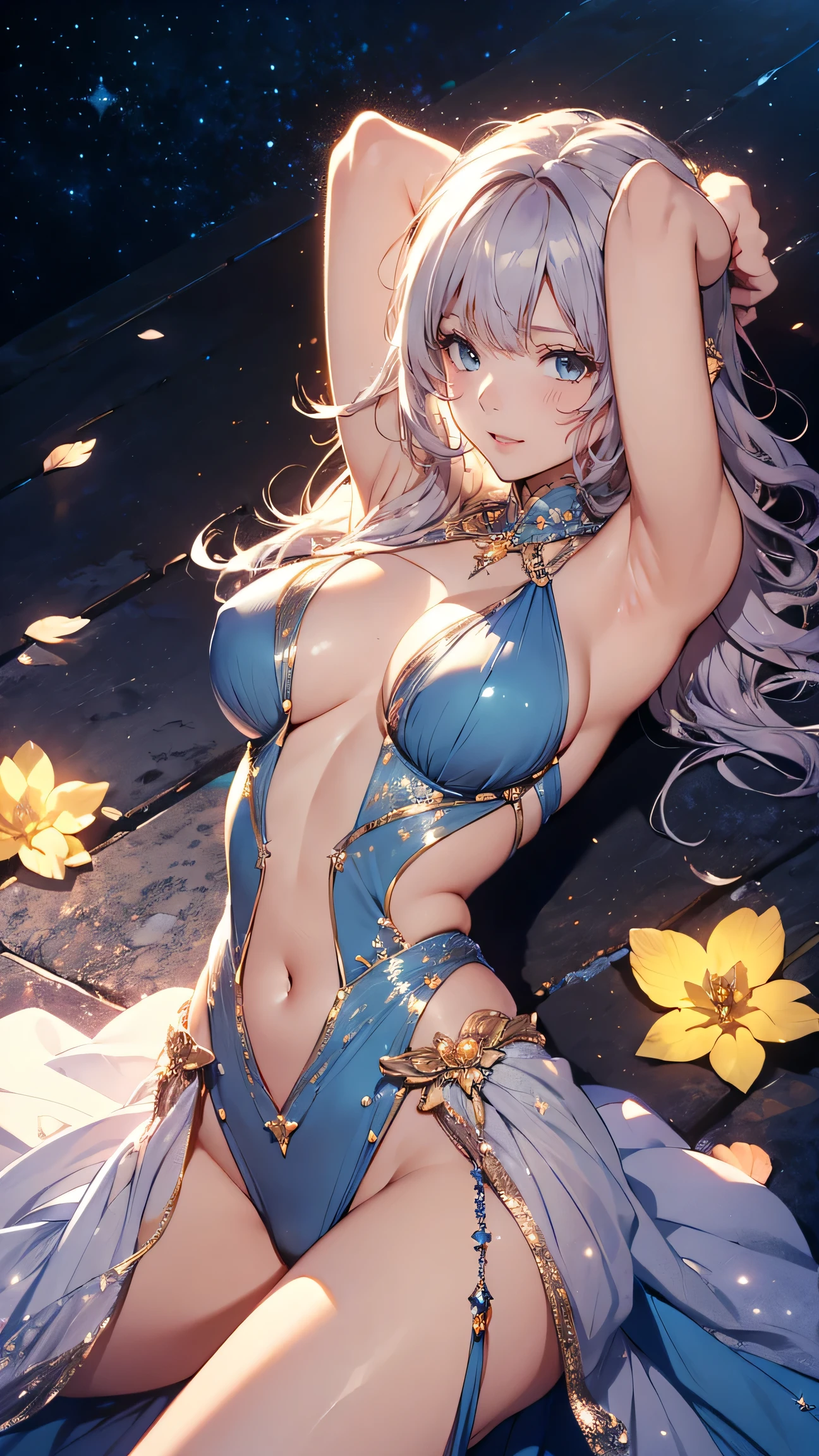 Shy smile