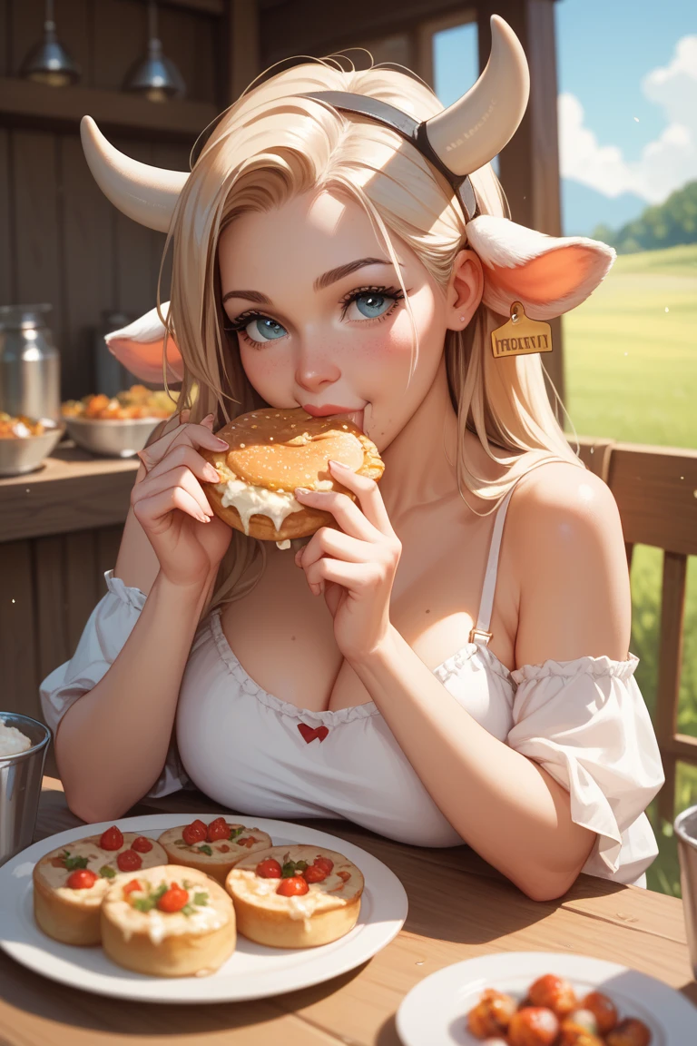 Killerhase isst Menschenfleisch
