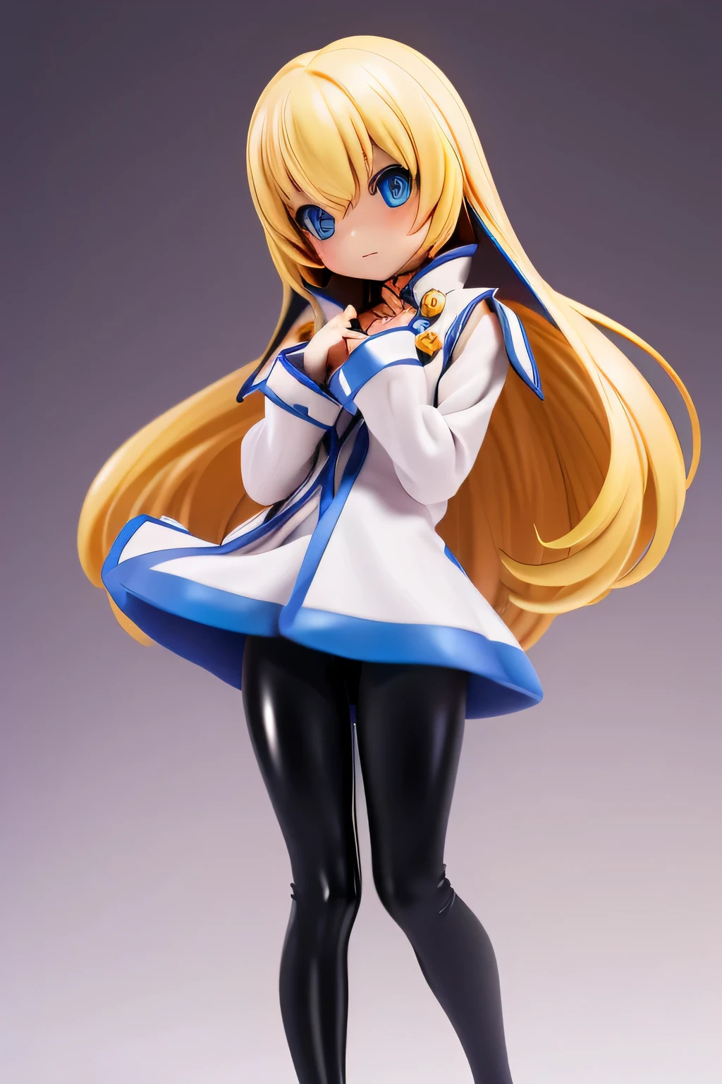 perfect anatomy Top Quality,highest resolution from vagina,(((Clothes with metallic luster Shiny Black Tights shiny blonde hair blue eyes girl))) TALES OF SYMPHONIA Collet Brunel