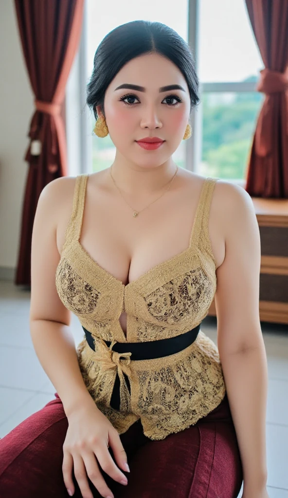 ((8k resolution, ultra hd resolution, best quality, masterpiece, surrealism)), ((super symmetrical natural skin tone)), ((off shoulder, drop top, cleavage))