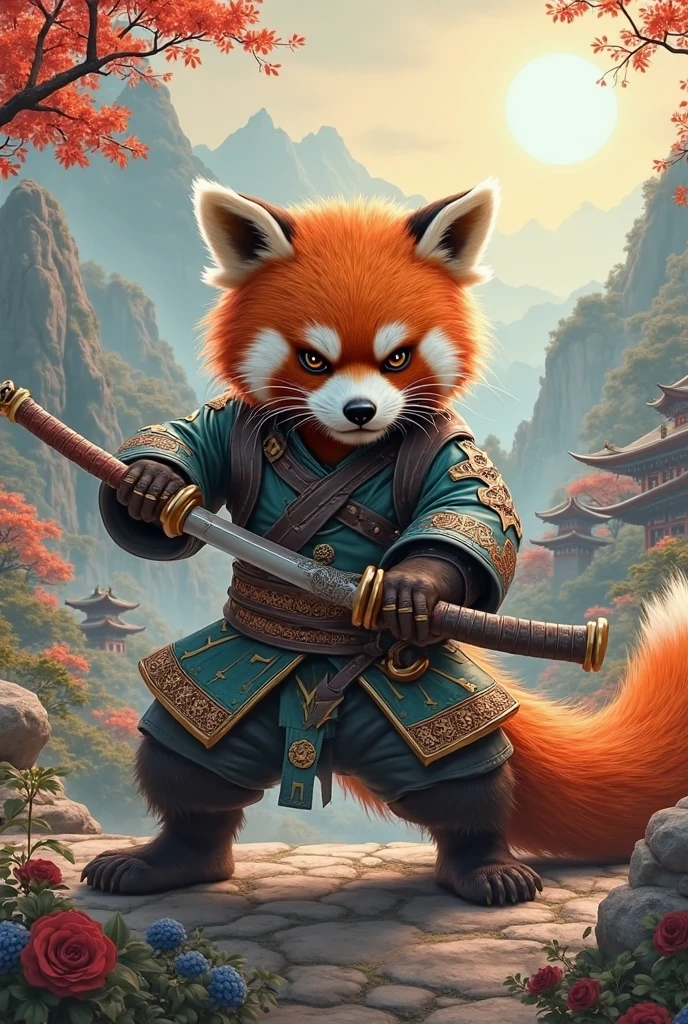 redpanda with kunai korea stye 3D