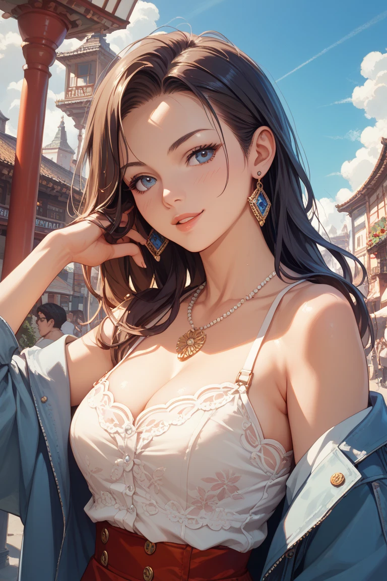(masterpiece:1.4), (8k, photorealistic, RAW photo, best quality: 1.4), japanese, (1girl), beautiful face, (realistic face:1.4), (high detailed hair:1.3), beautiful hairstyle, realistic eyes, beautiful detailed eyes, (realistic skin:1.3), beautiful skin, attractive, ultra high res, ultra realistic, highly detailed, golden ratio, (detailed face:1.4), (realistic medium breasts:1.4), (braless:1.4), perky_nipples,