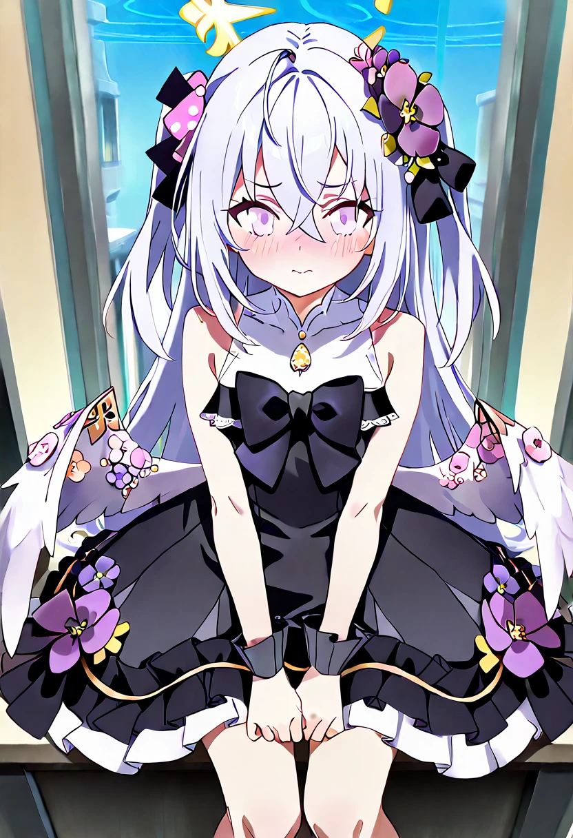 great quality ++ Extremely detailed high resolusionolution, (((very aesthetic))), expressive eyes, (((perfect face))), (((((face symmetrical))))), ((((perfect face)))), (((((good anatomy))))), (((perfect hands))), (((8k)))), UHD, HD wallpaper, (((high detailed calidra, (((((1girl)))))), only, Masterpiece, Best quality, high resolution, Highly detailed, (illustration), beautiful detailed eyes, (((combatant))), (((1girl)))), (((((((illyasviel von einzbern)))))), (((((white hair))))), (((((gothic lolita)))), ((((ponytail)))), (((((smile))))), (((frilled dress))), (((dress))), (((lolita fashion))), Long wavy hair, (((red eyes))), (((purple heart promise))), (((milfication))), (((mature female))), ((((((gigantic breasts)))))), (((Accurate fingers))), Unnatural hands, strange eye, (((strolling through the city))), (((walking))), (((female pose))), ((((full body)))),