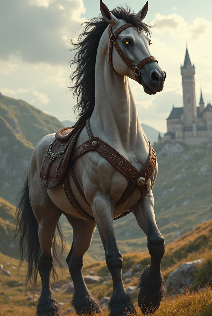A horse from Star stable in Game of Thrones