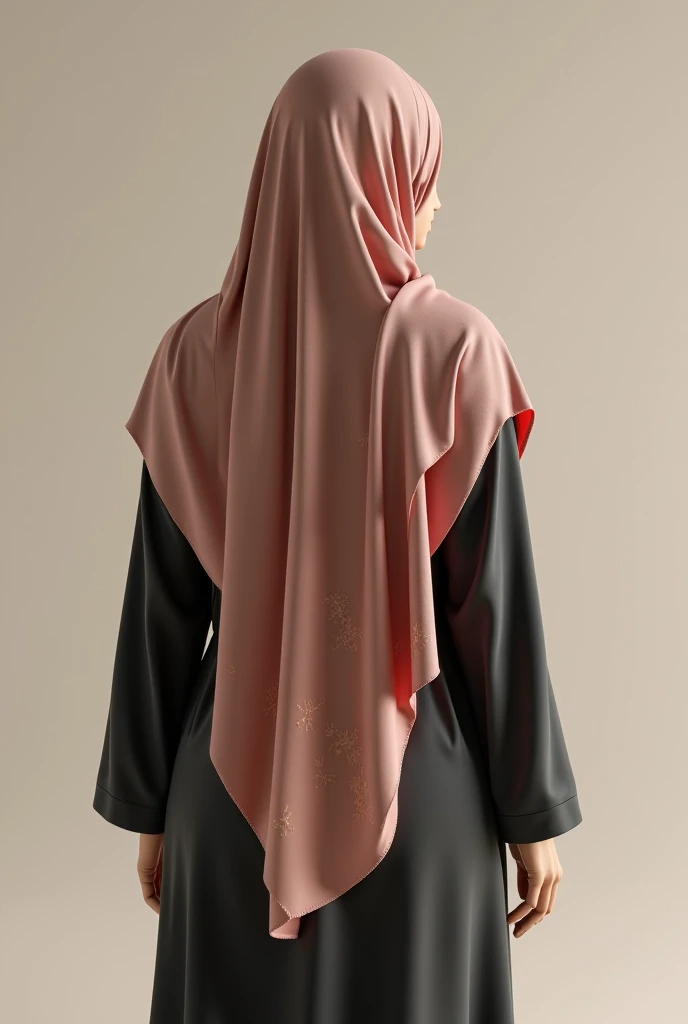 malay girl wearing hijab raise her armpit 