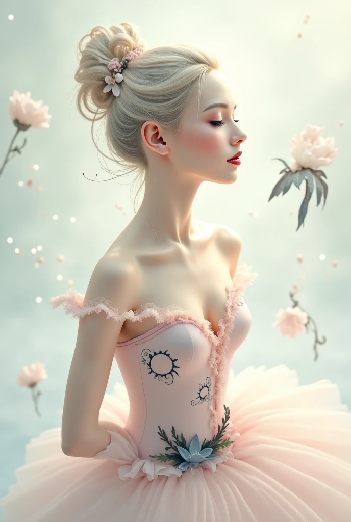 I would like to beautiful doll created with dancing flower petals that transforms as it dances.