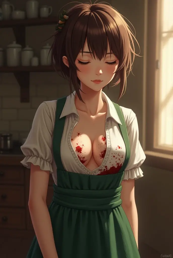 NSFW, (masutepiece), (photo realistic1.4), 超A high resolution, Best Quality, 8K,come before:1.0,perfect hands, perfect fingers, perfect legs,1woman,idol master,((hina araki)), (20yo, beautiful girl, cute girl), (beautiful brown eyes), (beautiful orange hair), (((short hair))), (waviy hair), (wet hair), (wet skin), (sweat), (steam), (flat chests, large breasts),((green truck suit)), ((open clothes)), (wet, sweat:1.3), (((wearing glasses))), (food,cup, table, plate, bowl, pizza, drink,pov_across_table, dinnig)),(cum on body:1.9, cum on hair:1.9. cum on face:1.9, cum on mouths:1.1,cum on table:1.9)),((multiple boys, peeing on a girl, multiple penises, gangbang))),ahegao,ecstasy torogao, saliva trail, nose blush,((shyness smile:1.3)), ((eat cum:1.7)),(peace sign:1.5),(bouncing breasts), (indoor,my room),