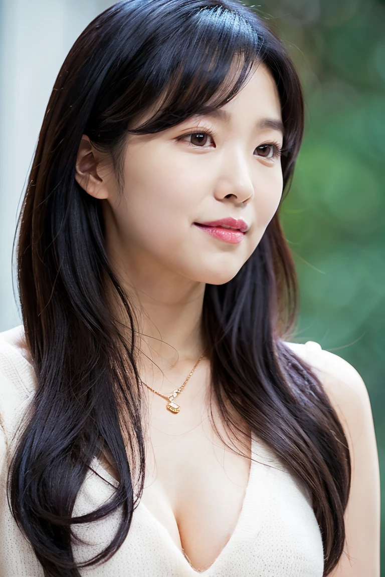 best qualtiy， tmasterpiece， 超高分辨率， realisticlying， 1girll， bshoulders， ssmile，16K HD resolution，More face details