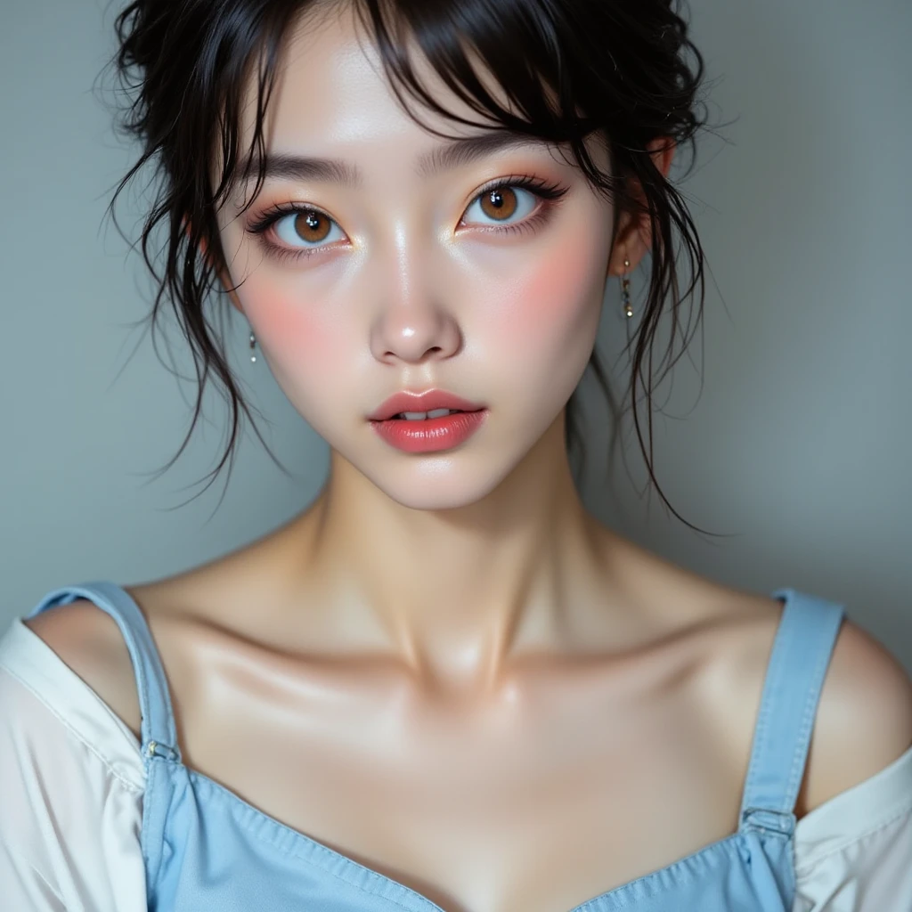 (Sillamäe:1.5), close up, masterpiece, best quality, raw photo, photorealistic, face, incredibly absurdres, beautiful girl (Thai Mix), seductive smile, cute, A-line short hair, depth of field, highres, ultra-detailed, finely detail, extremely detailed, extremely detailed eyes and face, sharp pupils, realistic pupils, sharp focus, cinematic lighting,