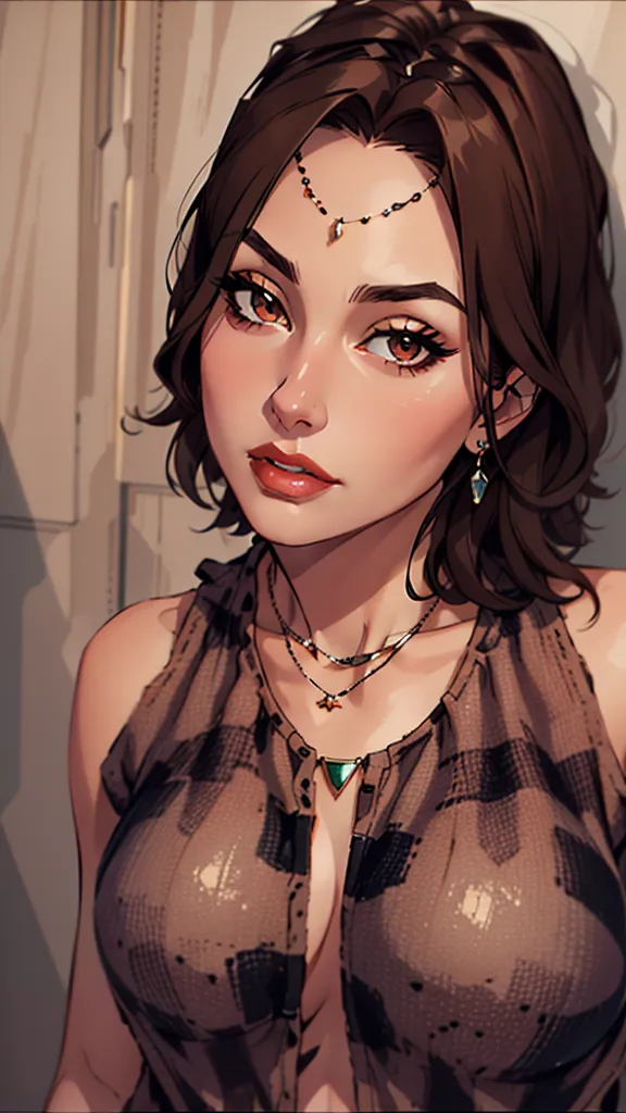 Hispanic brunette full face, luscious and very pretty