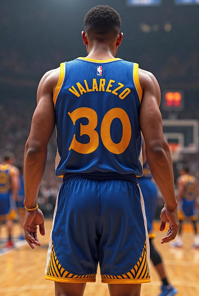 Navy blue basketball jersey with the name of the BRAZUCAS team under the number 13