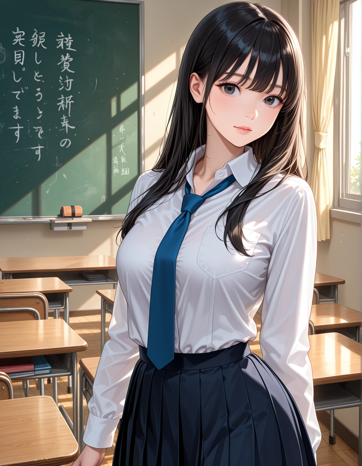 Highest quality,Highest quality,A female elementary school teacher in her twenties and a six-year-old boy、The teacher is wearing a tight long skirt、The teacher hugs the boy from behind.、Put your hand in your crotch