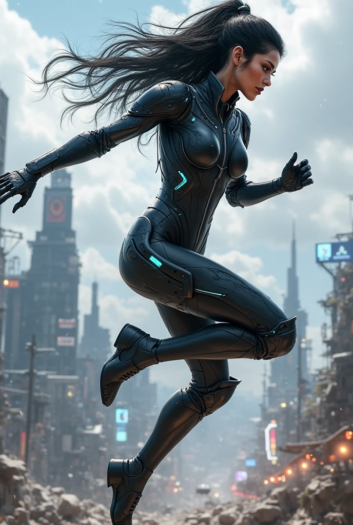 Telepathic superheroine, telekinesis and black capoeira