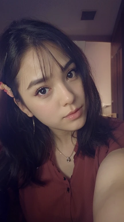 (1girl), short hair, Amazing face and eyes, Smile, energy, vitality, (camisole, lace panties:1.2), (camisole with open chest:1.4), (Best Quality:1.4), extremely detailed CG unified 8k wallpaper, Highly detailed, High-definition raw color photos, professional photograpy, Realistic portrait, (Bedroom), straddle, White wallpaper, sexy portrait of girl, Feeling of freedom, exposure, (View from below:1.1)