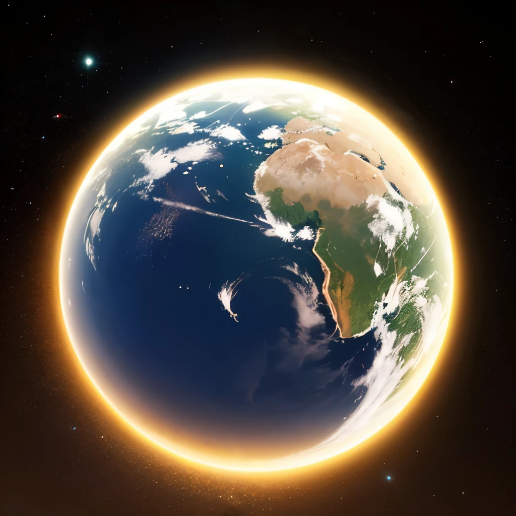 a close up of a picture of a planet with a black background, terraformed mars, terragen, the planet, mar planet, the earth, terraforming, circular planet, earth outside, hollow earth, our planet, north hemisphere, planet surface, with earth in the background, planet overgrown, post-apocalyptic earth, planet earth, prehistoric planet