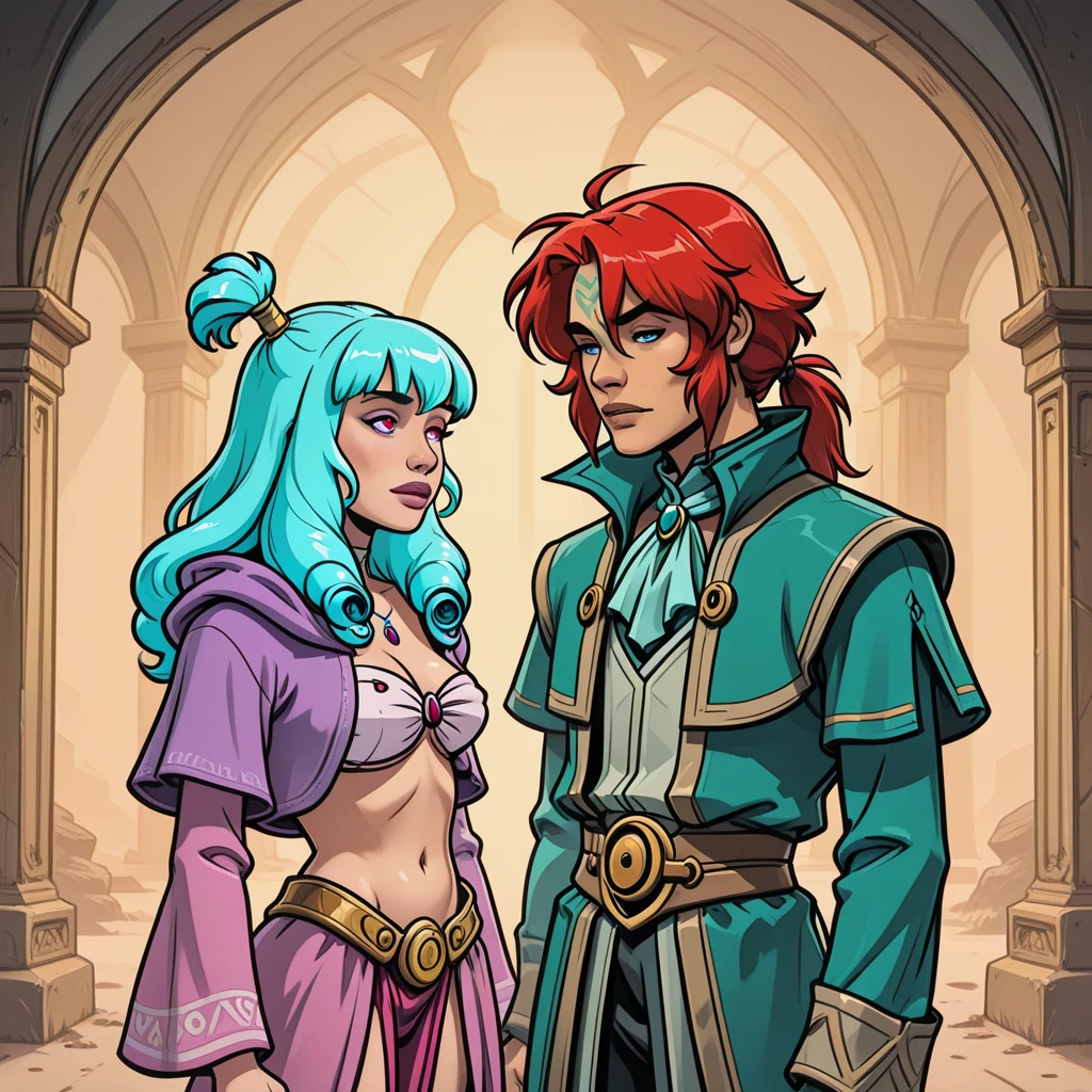 wsma1985, cartoon, vibrant colors, best quality, masterpiece, group of people, dungeons and dragons, baldurs gate, fantasy, dnd party, swords, staff, warriors, sorceress, mage, paladin, magic,