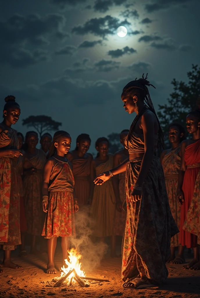 resilience of the human spirit, inspiring audiences to reflect on the past, recognize the importance of freedom and dignity, and envision a better future for all.

In intricate detail, the scene unfolds, fostering a sense of awe and wonder as the black woman, once shackled by the chains of slavery, now stands tall and proud amidst the ruins of the old plantation. The once-dreary landscape is transformed by the first light of day, casting long shadows that give way to the promise of change.

The woman's eyes, as bright as the newly risen sun, burn with the fire of liberation and the determination to build a new world. Her fellow en