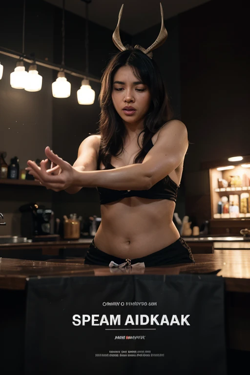 Make the breasts bigger and poke out