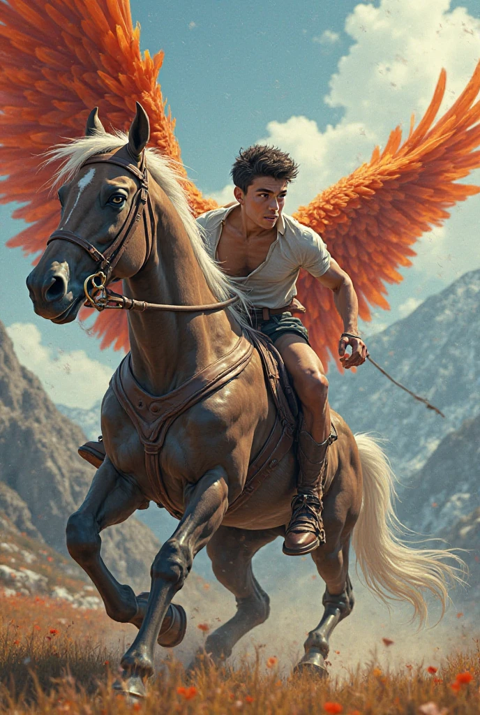Icarus delivering a pizza