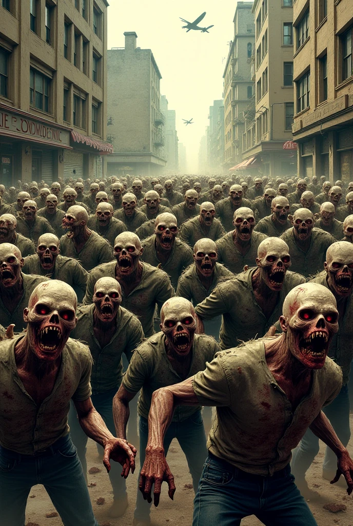 (((crowd of black metal zombies))), detailed background, close-up, amazing fine detail, (new dawn on horizon), (((horror anime drawing))), portrait of an anime person, aesthetic, wlop, trending on artstation, deviantart, anime key visual, 8k uhd