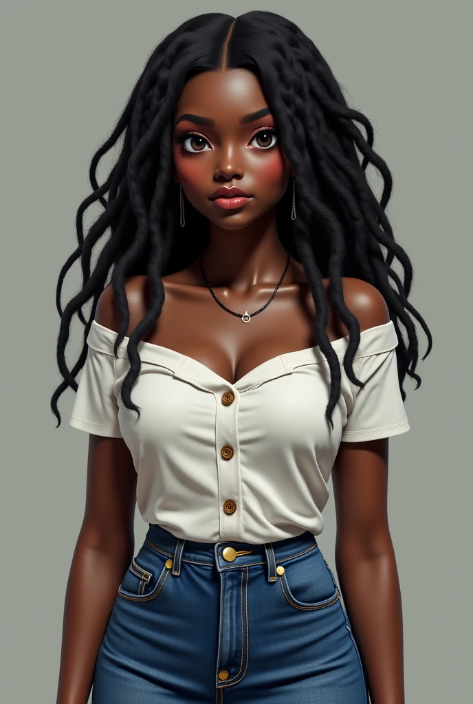 (mulheres , meninas, feminino, , Big , grande , , bonita de corpo inteiro, corpo inteiro, cabelo afro caindo para a frente, Rasta type but braided, com o corpo perfeito de corpo inteiro lindo seios perfeito lindos seios uma coxa e fina perfeita tudo negra, mulata, Morena perfeita, realista 1 9 2 0 s estilo, Estilo dos anos 1920 uma