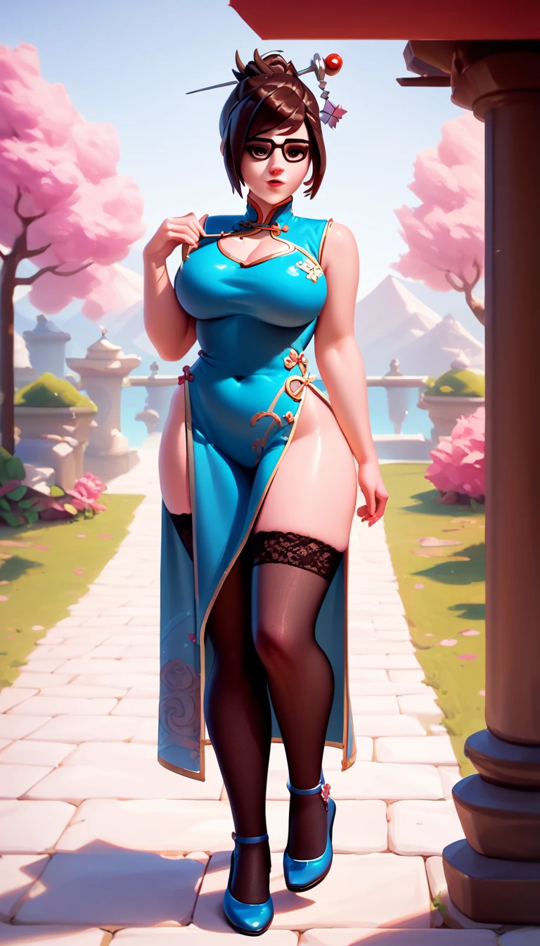 nighttime,full body,KOF:Mai Shiranui ,(((Wearing vibrant rainbow color scheme art, Suzhou embroidery technology; knitted sweater hole dress))),The mirror, Masterpiece,best quality,official art,extremely detailed 3DCG unity 8k, ( ##tattoo ##,tattoo, ~+ tattoo),(Perfect female curves, huge breast),(A seductive gaze), Facing the camera, Pink lips,Delicate fingers and hands,magic hour, Rembrandt lighting, front lighting and fill lighting, hard shadow, Arnold render,