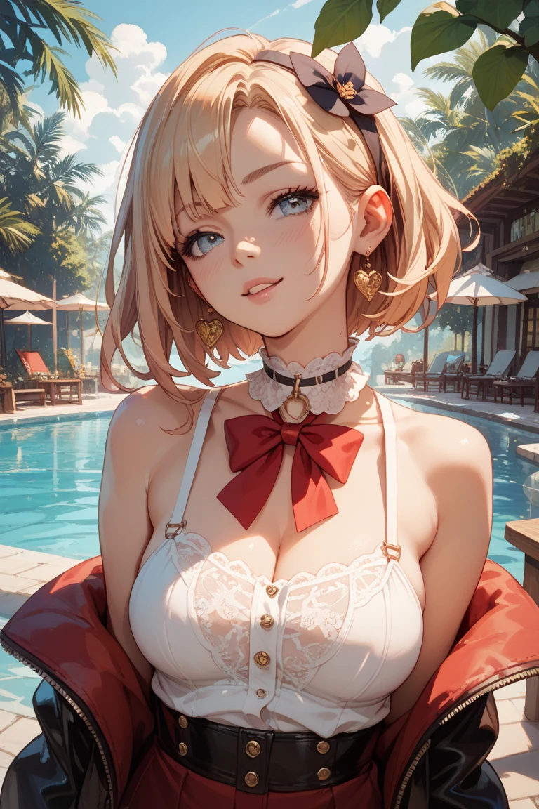 Young miko (Masterpiece, Superior quality, Best Quality, Official Art, beautiful and aesthetic:1.2), (beautiful face), extremely detailed,showy,more detailed, (playa), bright Eyes, medium chest, (white micro bikini:1.2),  ((yoimiya def)) 