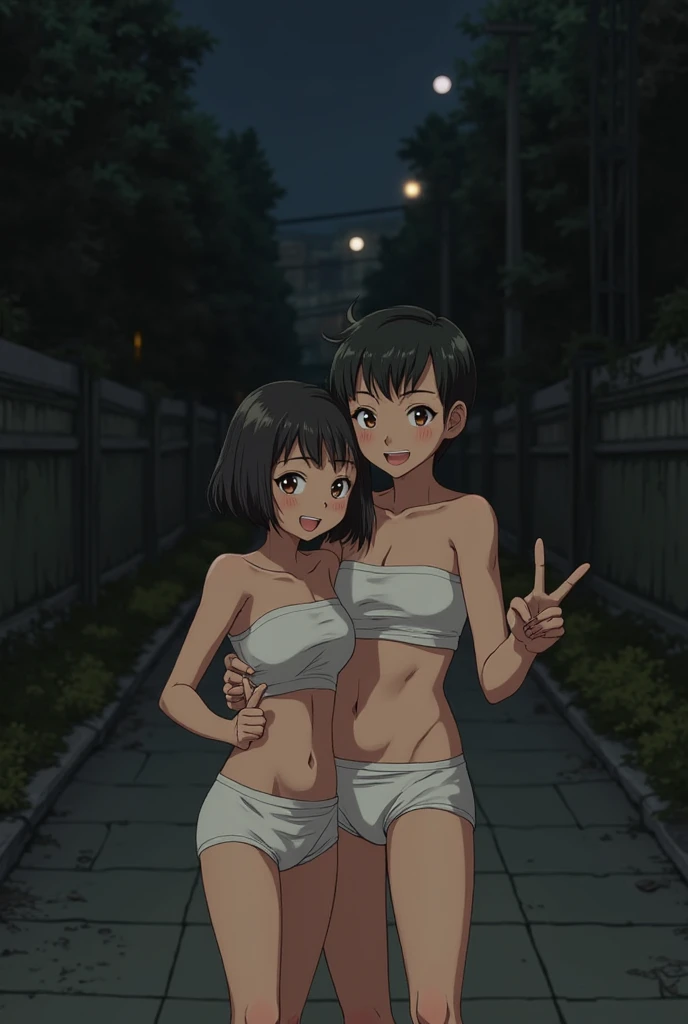 alone, One girl, Onodera Kosaki, Avatar,Cyberspace, Nipples, smile, View your viewers, sketch, got it,, 2D, Anime Coloring,, Jagged lines,,naked,naked,